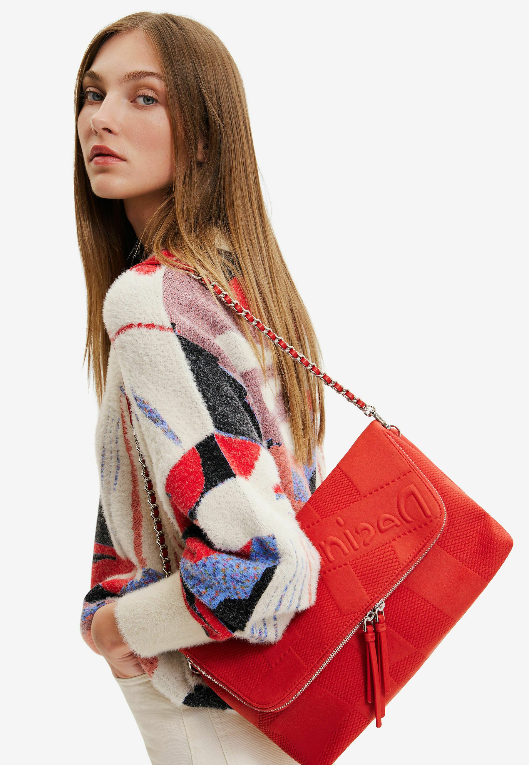 Desigual Borsa Rossa BORSA Donna Desigual