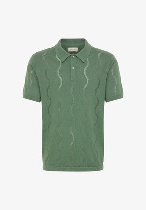 Blend, BHDURAN STRUCTURE KNIT - Polokošeľa - duck green