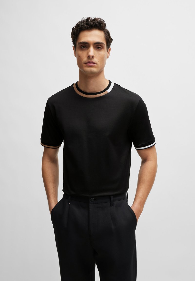 BOSS THOMPSON - Navadna majica - black