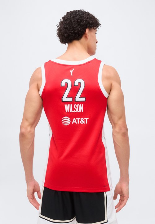 Nike A'ja Wilson Las Vegas Aces 2026 Rebel Edition Dri-FIT WNBA Jersey 'University Red' (Women's) — foto 2