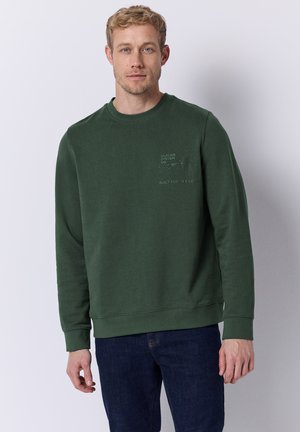 MIT DETAILPRINT - Felpa - grün