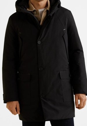Wintermantel - mottled dark grey