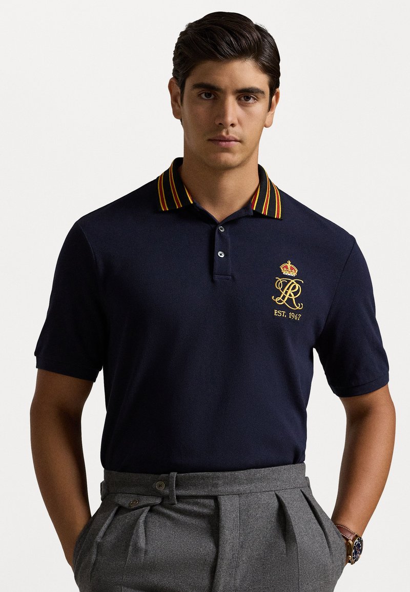 Polo Ralph Lauren CLASSIC FIT CREST MESH POLO SHIRT - Polo - navy