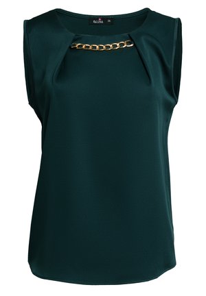REGINA FASHION, WITH CHAIN - Top - dark green