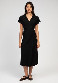 AN'GE MIKIMA - Robe de jour - noir