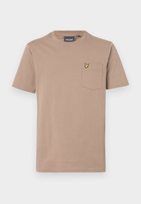 POCKET - Jednoduché tričko - desert taupe