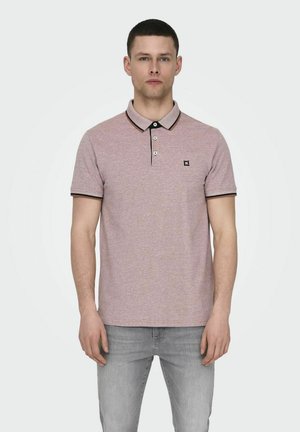 ONSFLETCHER REG  NOOS - Polo - copper brown