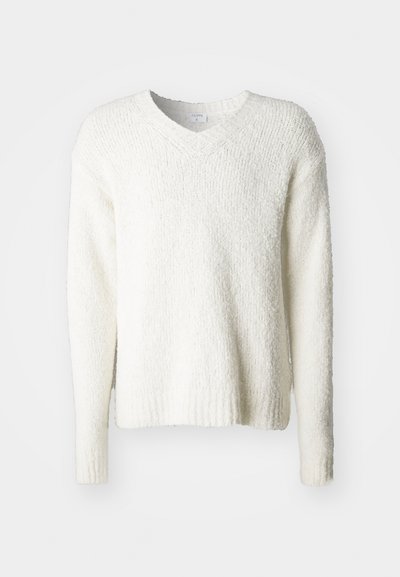 Filippa K SOFT V NECK SWEATER - Пуловер - cream white