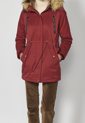 Abrigo de invierno - dark red