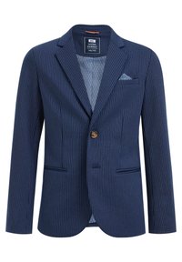 WE Fashion SLIM FIT MET STREEPDESSIN - Kavaj - blue
