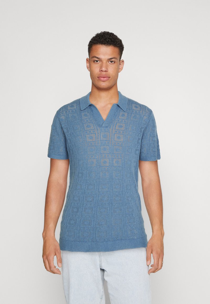 Hollister Co. OPEN STITCH Polo shirt blue Zalando.ie