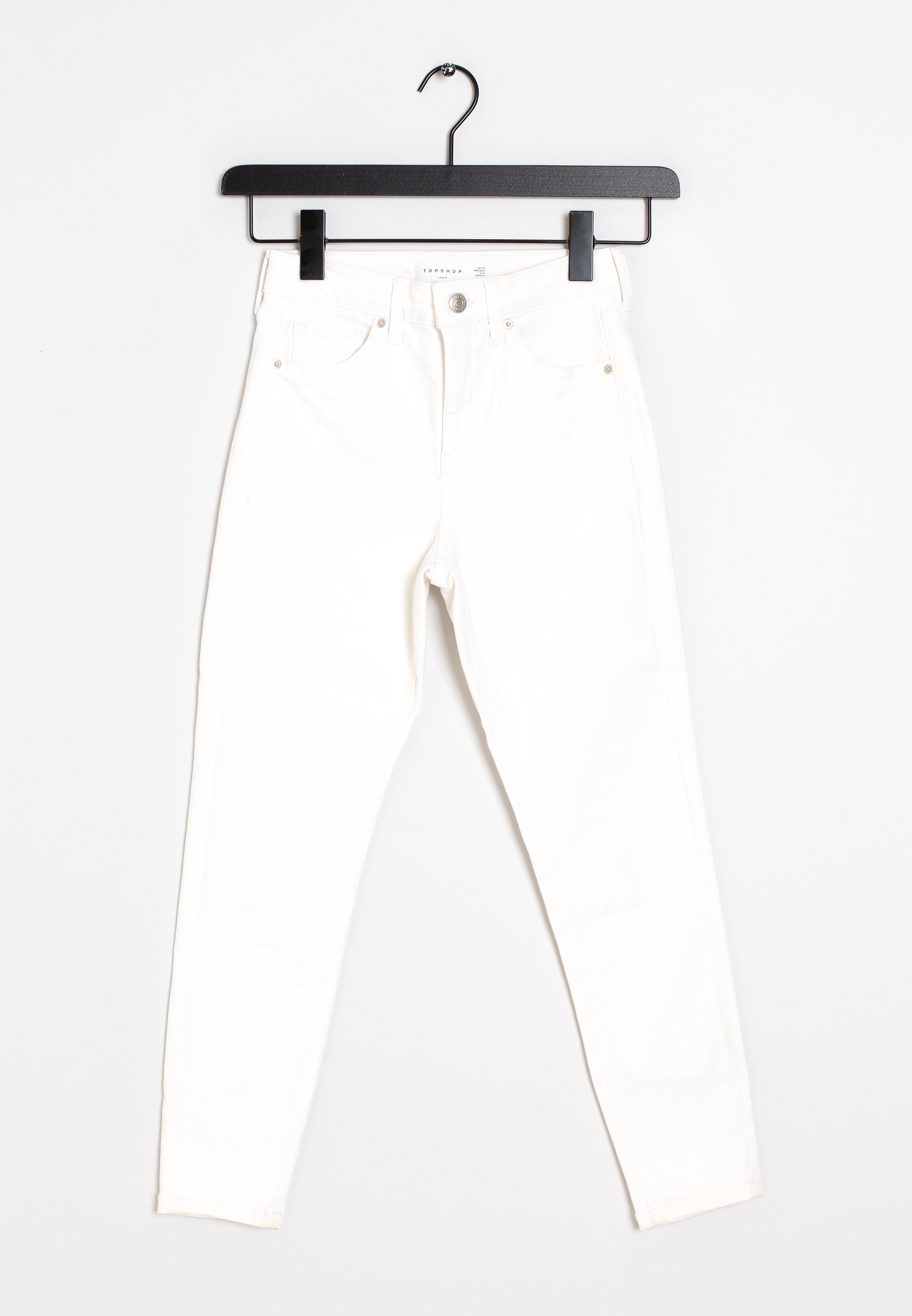 Topshop Petite Jeans Slim Fit - white/weiß - (Pre-owned) - Zalando.de