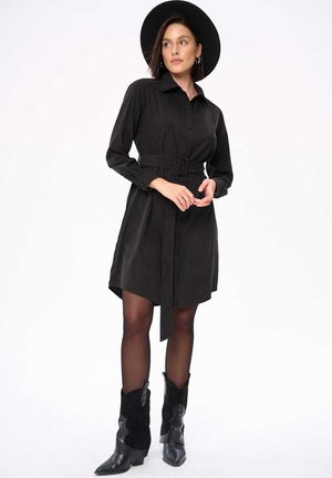 KAMILA - Robe chemise - black
