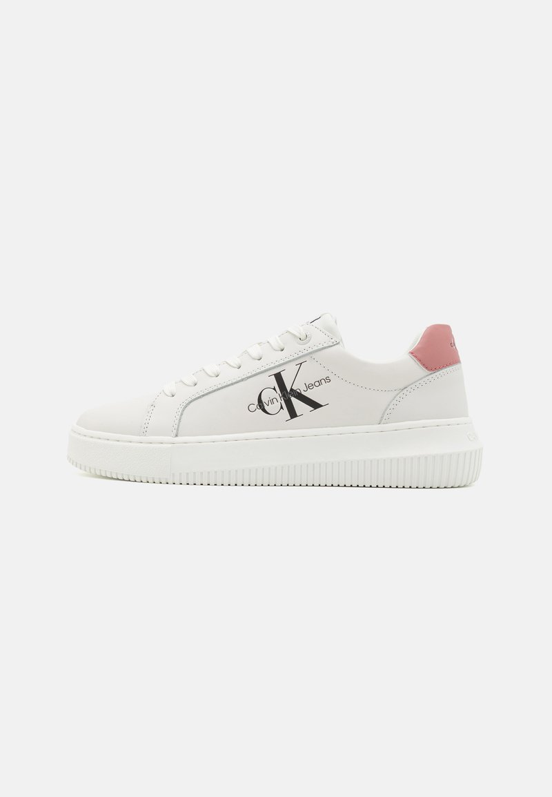 Calvin Klein Jeans - CHUNKY CUPSOLE MONO - Joggesko - bright white/whisper pink, Forstørre