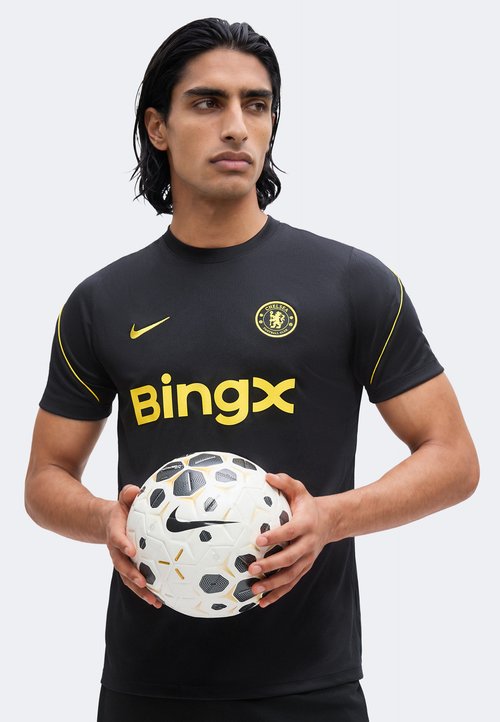 Nike CFC - Camiseta deportiva - pitch blue/midwest gold-coloured/white — photo 4
