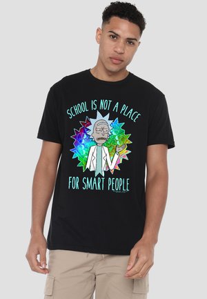 Cotton Soul, RICK AND MORTY SCHOOL - Print T-shirt - black