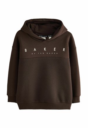 Felpa con cappuccio - brown