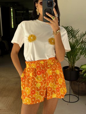 ELISSA - Šortky - orange