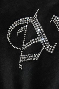 Juicy Couture ARIES MADISON UNISEX - Φούτερ με φερμουάρ - black