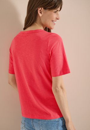 Cecil, T-SHIRT IN UNIFARBE - T-paita - coral
