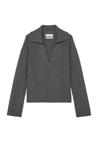 Marc O'Polo LONGSLEEVE - Πουλόβερ - deep grey melange