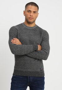 Pier One - Strickpullover - mottled grey Thumbnail-Bild 1