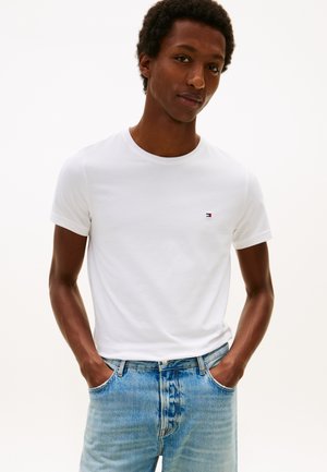 Tommy Hilfiger CORE STRETCH - T-shirts - ybr white