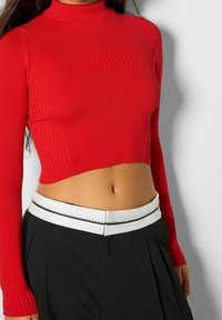 Bershka Maglione - red