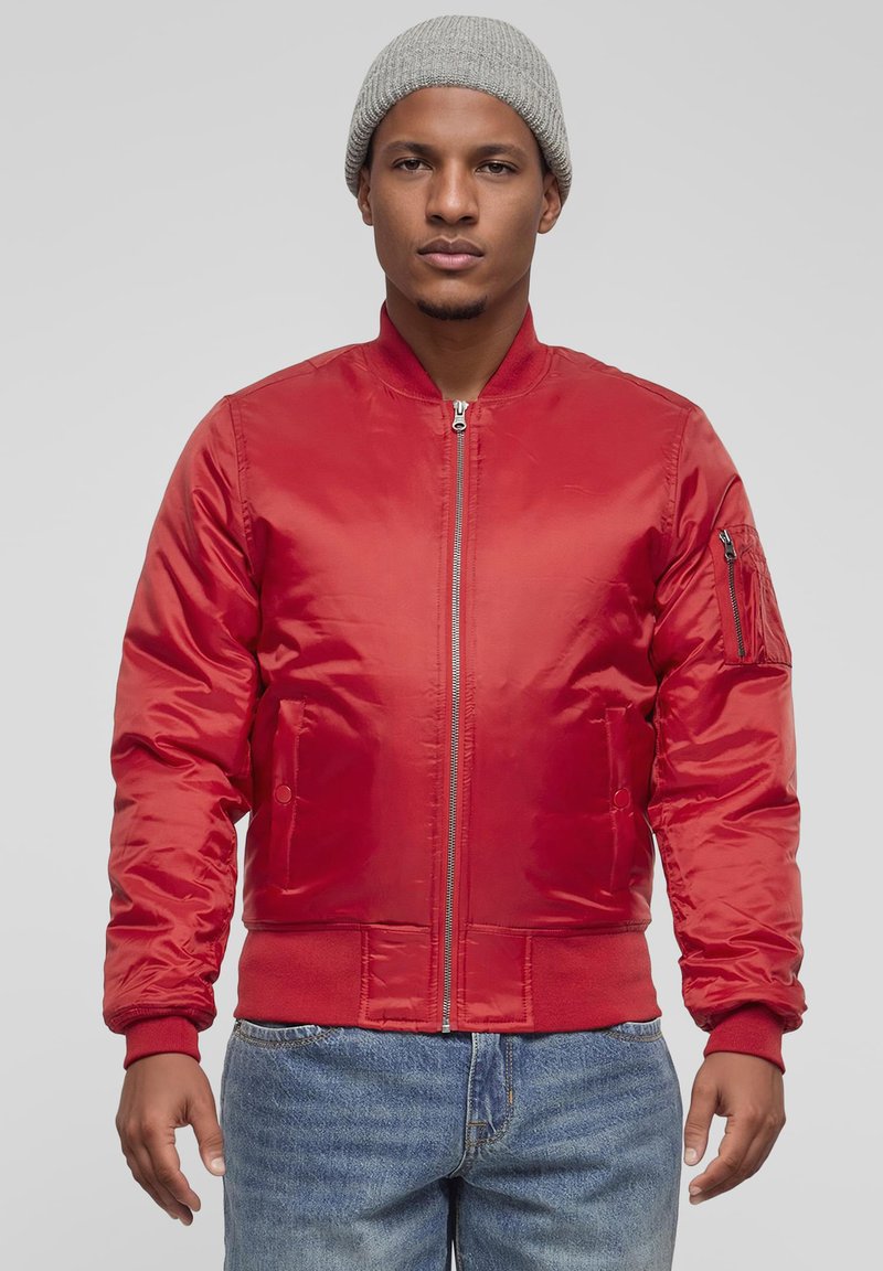Urban Classics BASIC - Bomber-jakk - fire red