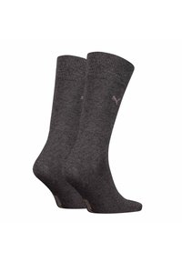 Puma 2ER PACK CLASSIC LOGO EINFARBIG - Socken - grau