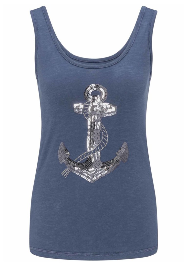 dreimaster Top donkerblauw