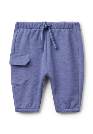 WITH POCKET - Pantaloni - blue