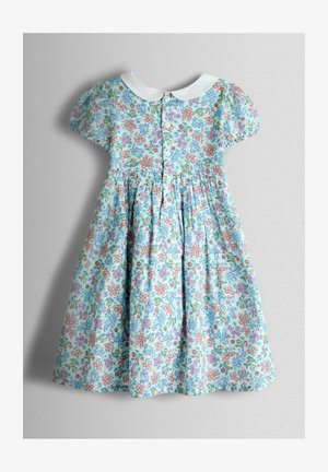 JoJo Maman Bébé, REGULAR FIT - COLLARED DITSY FLORAL SMOCKED - Denné šaty - cream