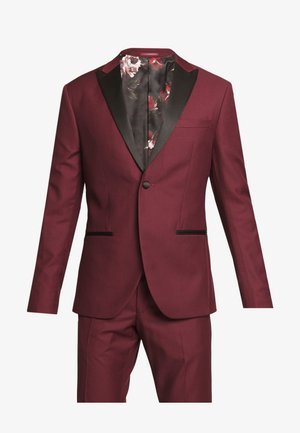 Isaac Dewhirst TUX - Oblek - bordeaux