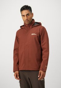 Jack Wolfskin TRAILTIME - Regnjakke / vandafvisende jakker - hot choc