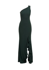 MILLY ONE SHOULDER RUFFLE MAXI - Occasion wear - forest green