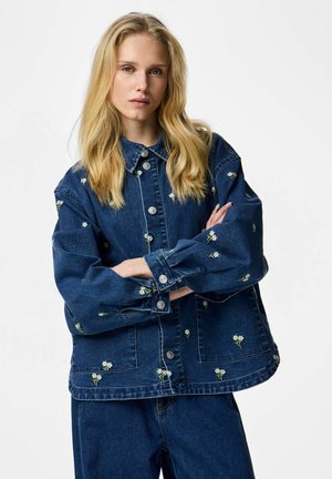 PCFLORA - Gombos blúz - medium blue denim