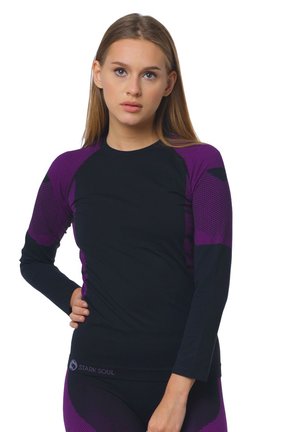 FUNKTIONSWÄSCHE - Unterhemd/-shirt - schwarz-pink