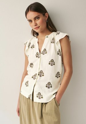 BLEND SLEEVE - Blouse - ecru cream