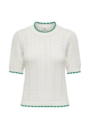 JDY, Knitted JDYTIKKA Knitted - Majica kratkih rukava s printom - cloud dancer
