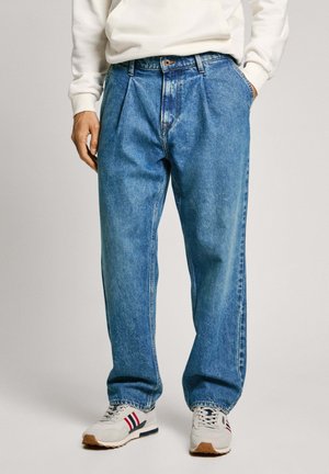 Pepe Jeans LOOSE PLEATED niebieski denim