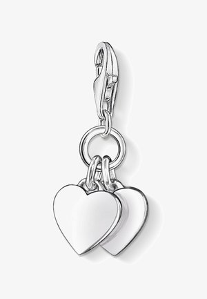 THOMAS SABO, CHARM-ANHÄNGER ZWEI HERZEN - Ciondolo - silberfarben