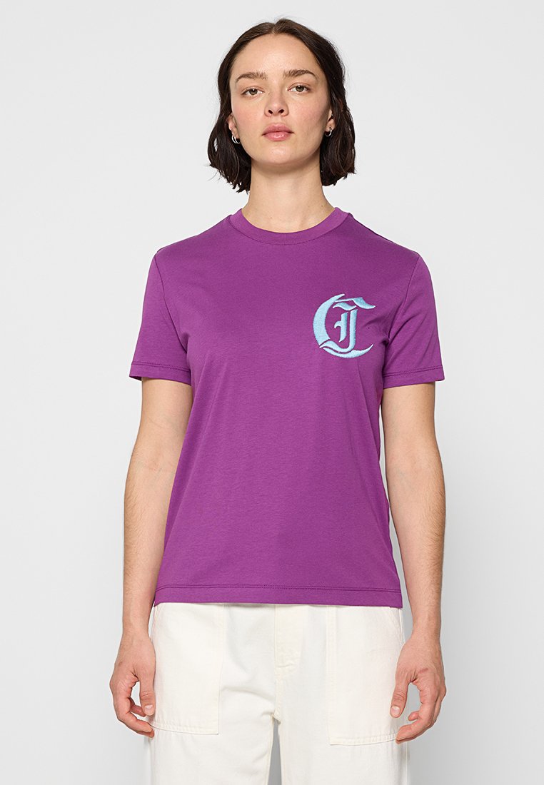 Just Cavalli T-shirt print paars