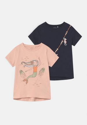 NMFVIX 2 PACK - T-shirts print - peach whip
