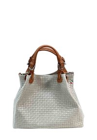 DrachenLeder UMHÄNGE - Handtasche - grau/braun