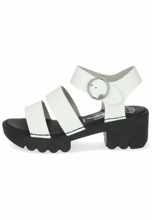 Sandalen met plateauzool - offwhite