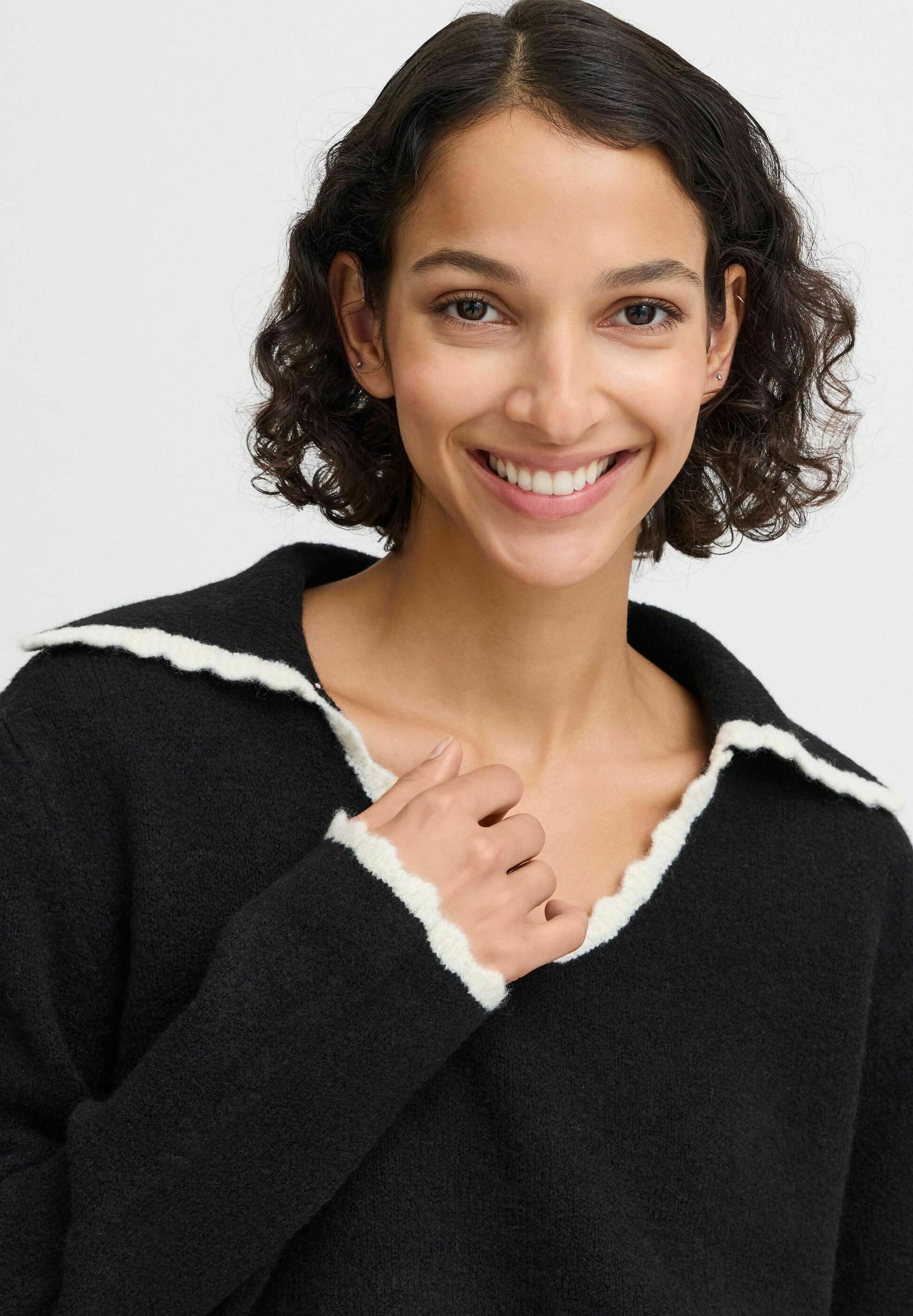 b.young by Zalando BYNINNA - Jumper - black mix/black - Zalando