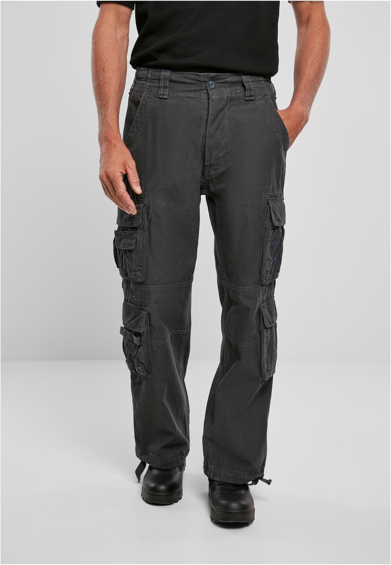 Brandit PURE VINTAGE - Cargo trousers - charcoal/grey - Zalando.co.uk 