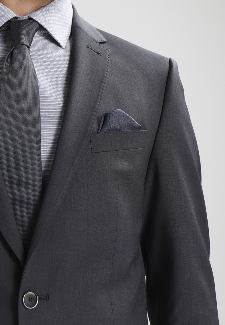 Bugatti FLEXCITY STRETCH SLIM FIT Dress anthra Zalando.no Bugatti FLEXCITY-STRETCH SLIM FIT - Dress - grau