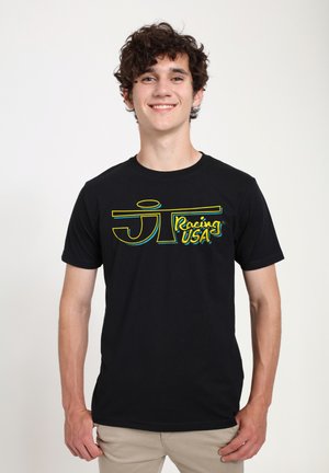 Print T-shirt - black